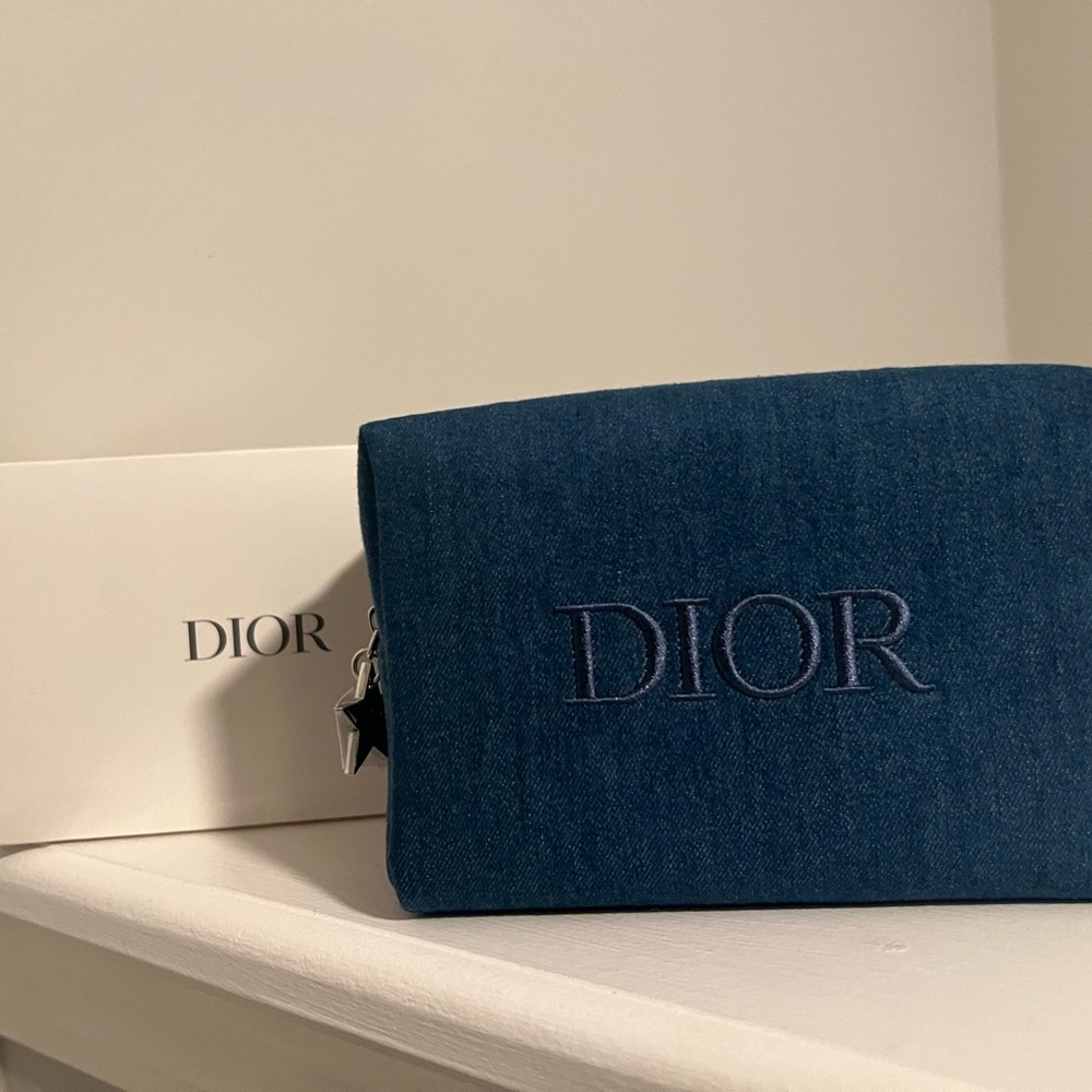 DIOR TROUSSE Denim Pouch